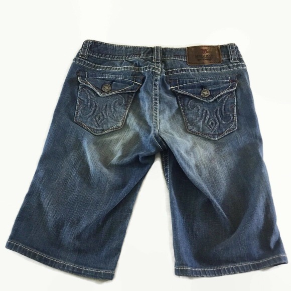 Women’s MEK DNM Bombay Bermuda Blue Denim Jean Spring Summer Shorts Sz - 29 - Picture 5 of 5